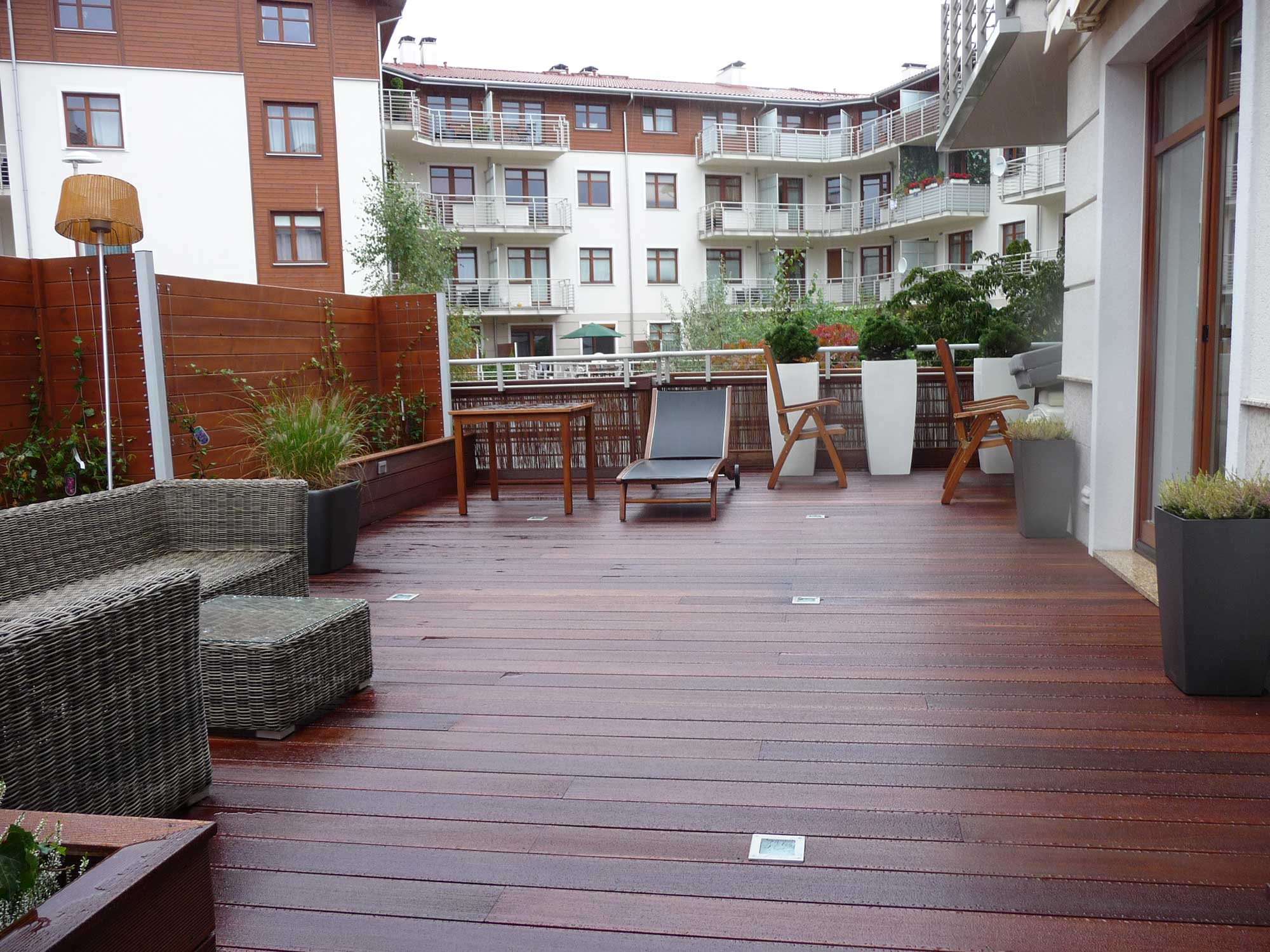 Terrasse en bois composite Buzon