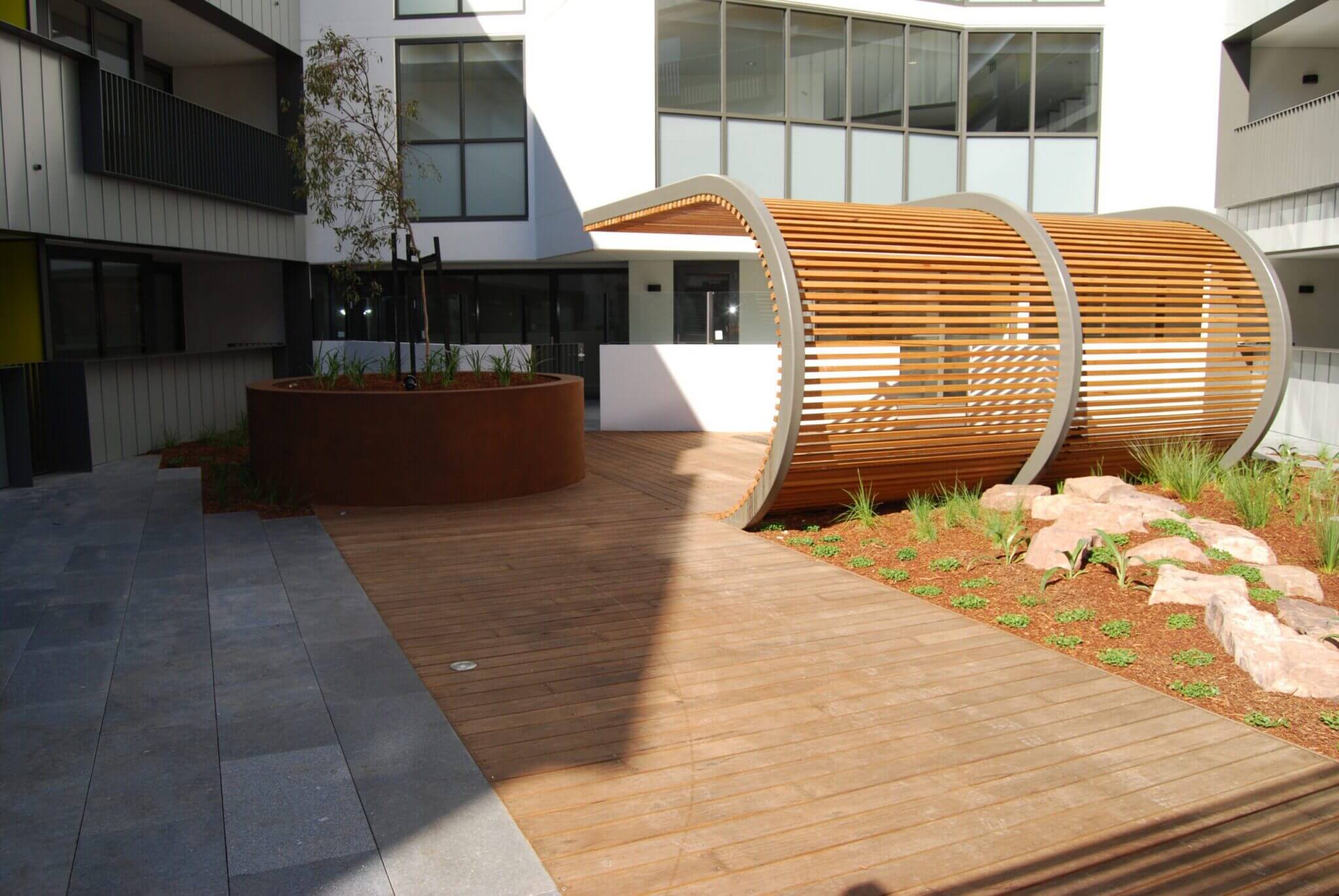 Terrasse en bois Buzon chez un professionnel